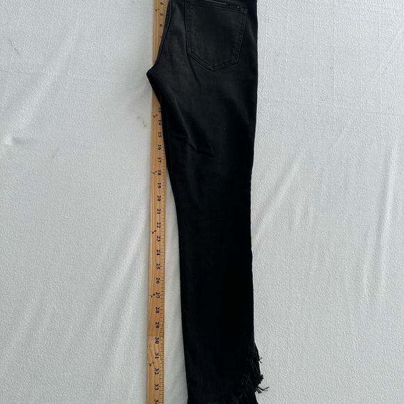 Joe's Jeans | The Icon Mid Rise Skinny Ankle size 24 ruffle Black - Picture 4 of 6